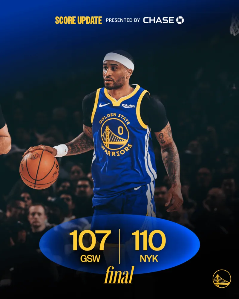 九游-勇士领先尼克斯21分被逆转创赛季最高，此前被快船逆转17分